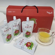 정선사과 사과한개 100ml 30포 사과주스 사과즙 사과생즙