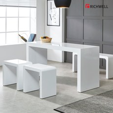 리치웰 하이그로시 모던 멀티 식탁 테이블 1200 (의자별도),