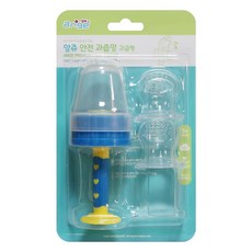 앙쥬 고급형 안전 과즙망 + 실리콘망 2p, 블루, 1세트