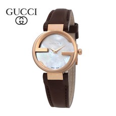 YA133516 구찌 GUCCI 명품 인터로킹 여성용 가죽시계
