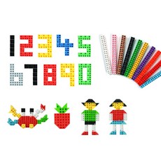 두뇌개발 업브레인큐브 100피스 ALV-3205 완구 소꿉놀이세트 교육용게임 아동수학교육