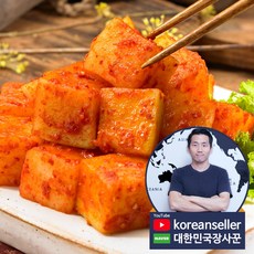 대한민국장사꾼 경북 고령 깍두기2kg, 1팩