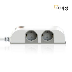 현대일렉트릭 방수방진 멀티탭 2구 3구 4구 5구 6구 옆으로, 4구 1.5m