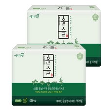 예지미인 윤슬 롱, 40개입, 2팩