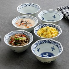 오반자이 대동아 큰 팔각 종지 3종, 대동아 큰 팔각종지[화초1p], 1개