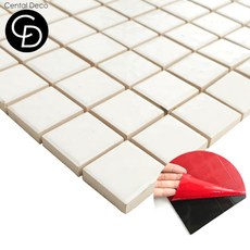 화이트모자이크유리타일