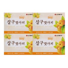 온더바디 세이 살구맛사지 비누, 100g, 4개