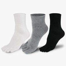 양말톡 남녀공용 면100 N쿨 발가락 단목_5족