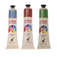 조소냐 아티스트 아크릴물감 75ml 시리즈 1 신한아크릴물감 포크아트 알파아크릴물감 파레트 붓 아크릭물감, 111 S1 FRENCH BLUE