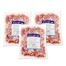 벅스웨이 국내산 돼지고기다짐육 500g, 3개