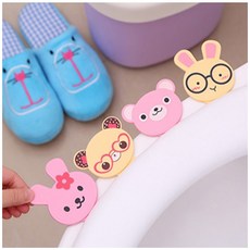 네츄럴파크 아기동물 캐릭터 변기손잡이 (랜덤발송), 1개