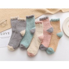 겨울털실긴양말