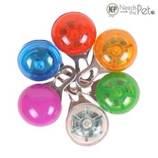 니즈더펫 강아지 LED 야광 펜던트, 노랑, 1개