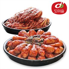 도미솔 박미희 포기김치 3kg+총각김치 2kg, 단품