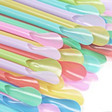 파스텔 스푼형 스트로우 벌크포장, 단품, 단품, 1개