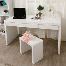 리치웰 하이그로시 컬러풀 멀티 서랍셋 화장대 1200 (의자별도), 몸통화이트_서랍화이트