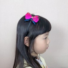 장미공주한복머리띠