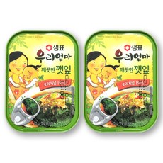 샘표 우리엄마 깨끗한 깻잎, 70g, 2개
