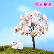 미스토토 테라리움 만들기 재료 나무로맨틱핑크 6.9cm