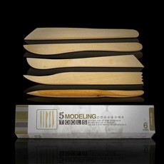 신한 조소용구 6인치 5본세트/길이15cm