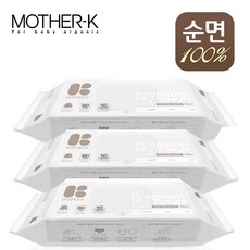 마더케이 신생아용 프리미엄 순면 건티슈, 3팩, 40매