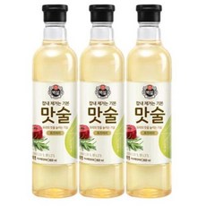 (상온)백설 맛술 로즈마리800mlx3개, 2.4L, 1세트