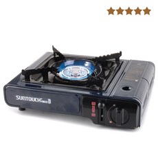 썬터치 휴대용 버너가스레인지 ST-7000 블랙 342 x 282 x 118mm, 1개