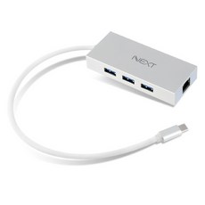 w NEXT-TC343LAN USB Type-C 유선랜카드 + USB3.0 3포트 콤보, 단일 모델명/품번