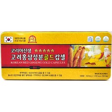 코리아진생 고려홍삼성분 골드캅셀 820mgx120캅셀, 단품