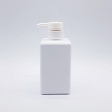 제이앤메이드 정사각 디스펜서용기 백색, 450ml