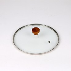 쿡앤쿡 강화 유리뚜껑, 1개, 지름 24cm