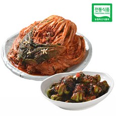 [손맛] 남도 현진 포기김치 5kg + 갓김치 2kg, 1box