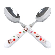포스아트 삼성도자기 유아식기 패밀리 유아 숟가락 1p, 여아, 1개