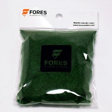 포레스 디오라마 건축모형재료 조경재료 야외잔디 30g 6종, 1.짙은녹색 30g