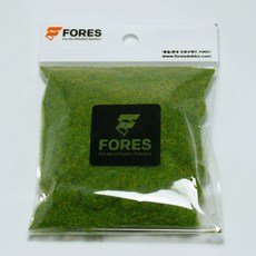 포레스 디오라마 건축모형재료 조경재료 야외잔디 30g 6종, 녹색혼합