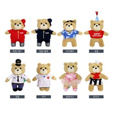 [돌앤돌스] [19곰테드] NEW 테드 가방고리 8종 15cm 곰인형 테드인형, 경찰