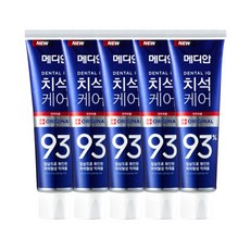 메디안 치석 케어 오리지널 치약, 120g, 5개