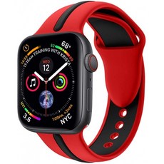 Kartice Compatible Apple Watch Nike / Apple Watch 4 밴드 40mm 소프트 실리콘 밴드 스포츠 밴드 실리, 단일상품, 단일상품