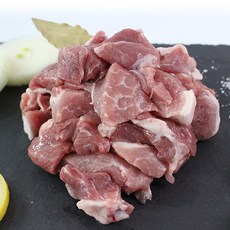 보성녹차 먹인 한돈 뒷다리살(찌개용)1kg(500gx2팩), 단품, 2개