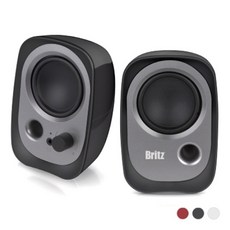 2채널 스피커 / USB 전원 / 3.5mm 스테레오단자 / 4W / 헤드폰 단자 / AUX-IN 단자 / 블랙, 354482-1