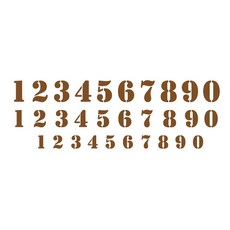 대문닷컴 [대문닷컴]스텐실 도안(ST-3018)숫자-08, 1개