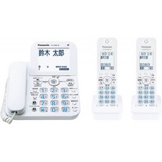 파나소닉 디지털 무선 전화기 자 기 2 대있는 스팸 방지 기능 탑재 화이트 VE-GD60DW-W, 단일상품