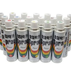 [동화오피스] 락카스프레이 색상선택 - 코팅제 광택제 칼라스프레이, 분홍, 1개