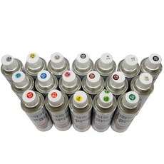 [동화오피스] 락카스프레이 18색상 / 투명 금색 칼라 스프레이페인트, 연청(하늘), 1개, 420ml