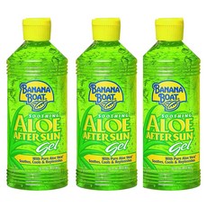 Banana Boat 바나나보트 수딩 알로에 에프터 썬 겔 473ml 3팩, 1개