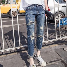 A 여성 하이웨이스트 청바지 와이드핏 빅사이즈 06 Kcken9 kirahosi