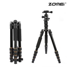 ZOMEI 조메이 Q666 미러리스 DSLR 카메라 삼각대 모노포드겸용, 조메이 Q666삼각대