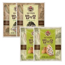 (상온)백설 밥이랑 김자반18gx2개+밥이랑 야채27gx2개, 1세트