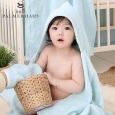 테리파머 메이슨 항균 무형광 후드 타올 오가닉 아기목욕가운 1장 수건 타월 유아목욕가운, 03_메이슨후드_베이비블루