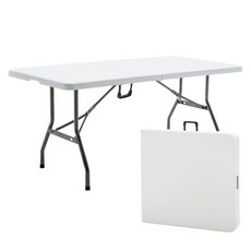 스툴 브로몰딩 테이블 접이식 1500 야외테이블 간이 폴딩테이블 1500mm, 화이트